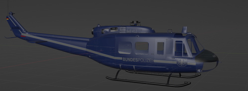 UH-1H-D- HVBU Germany - Bundespolizei  CIV VARIANTE