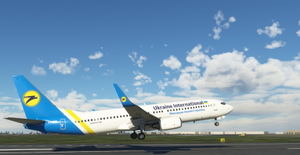 Ukraine International Airlines "UR-UIA" PMDG B737-800 thumbnail 7
