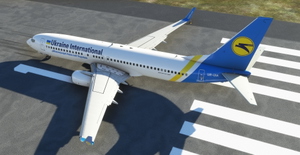 Ukraine International Airlines "UR-UIA" PMDG B737-800 thumbnail 6