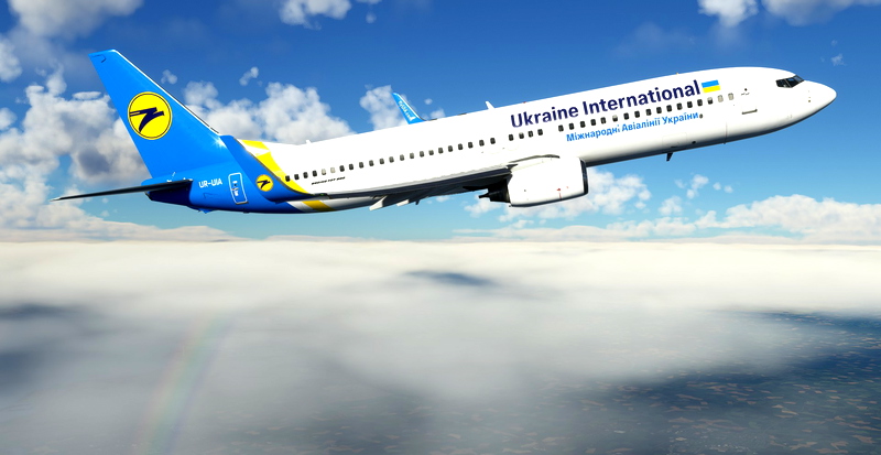 Ukraine International Airlines "UR-UIA" PMDG B737-800 for Microsoft ...
