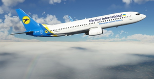 Ukraine International Airlines "UR-UIA" PMDG B737-800 thumbnail 8