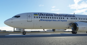 Ukraine International Airlines "UR-UIA" PMDG B737-800 thumbnail 4