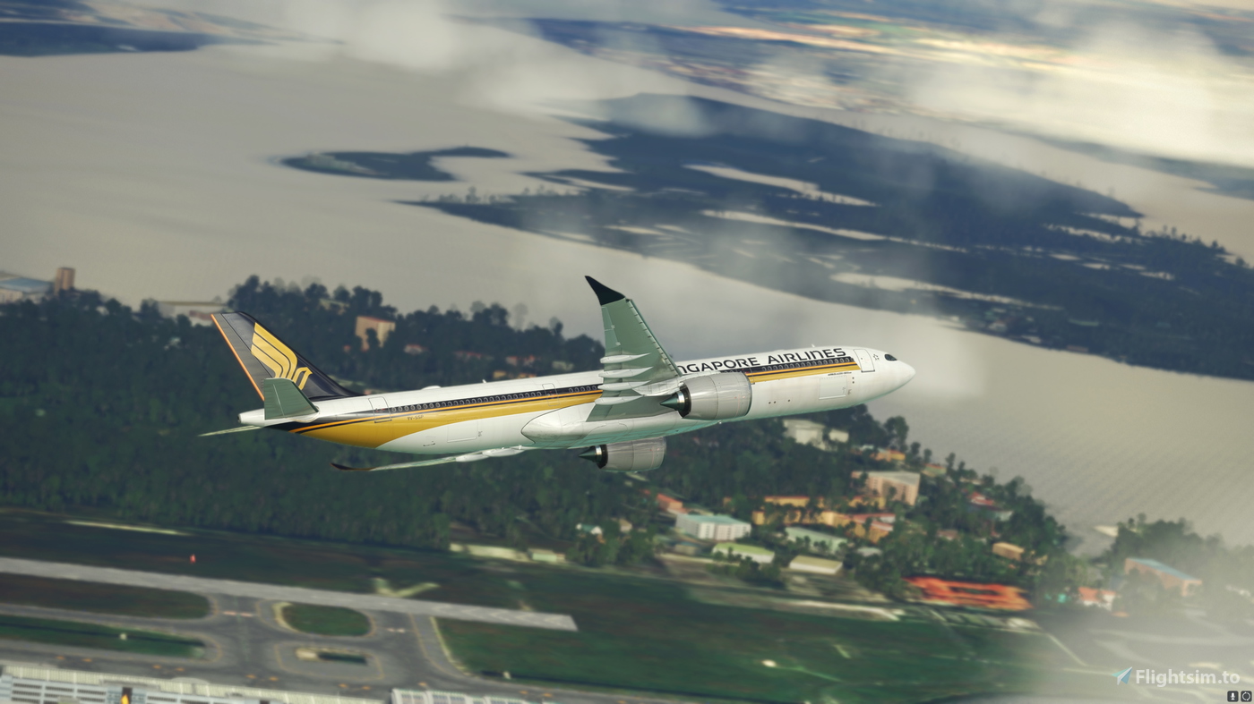 (ULTRA 8K DIRTY) Singapore Airlines Livery 8K Headwind A330-900neo for ...