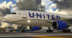 United Airlines "2019 livery" IniBuilds A310-300 thumbnail 3