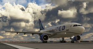 United Airlines "2019 livery" IniBuilds A310-300 thumbnail 5