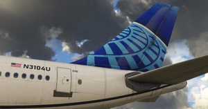 United Airlines "2019 livery" IniBuilds A310-300 thumbnail 4