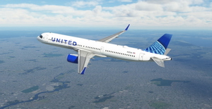 United Airlines "2019 livery" "N321UA" LatinVFR A321 Neo leap thumbnail 1