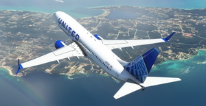 United Airlines "2019 livery" "N37267" PMDG B737-800 Scimitar winglets thumbnail 15