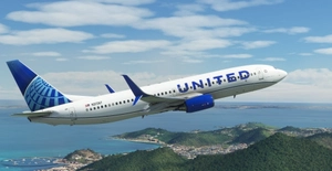 United Airlines "2019 livery" "N37267" PMDG B737-800 Scimitar winglets thumbnail 8