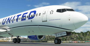 United Airlines "2019 livery" "N37267" PMDG B737-800 Scimitar winglets thumbnail 5