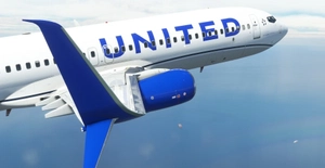 United Airlines "2019 livery" "N37267" PMDG B737-800 Scimitar winglets thumbnail 12