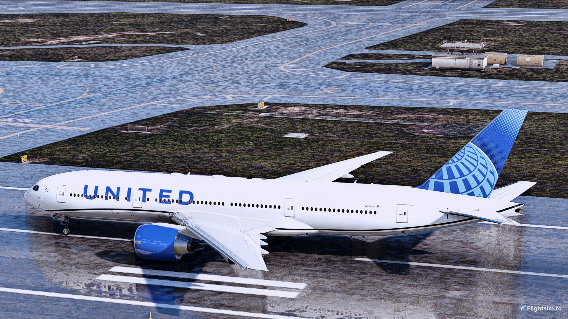 United Airlines Evolve Blue [Mini-Pack] B777-224ER - Aircraft