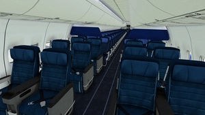 United Airlines "Evo-Blue" [Pack] w/Cabin PMDG B737-824 thumbnail 18