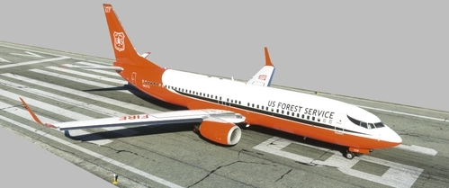 USFS 'Tanker 837' - FICTIONAL 737-800 AIRTANKER