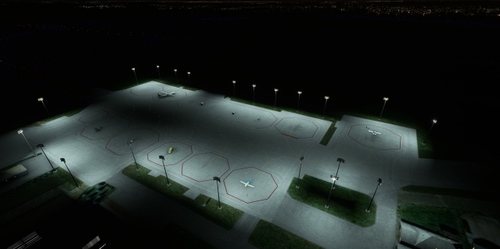 (UUMO) Ostafyevo international airport - lighting system