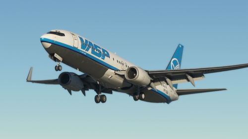 VASP Old Colors 737-800 PP-SQA PMDG
