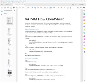 VATSIM / ATC / IVAO CheatSheet and FlowExample thumbnail 3