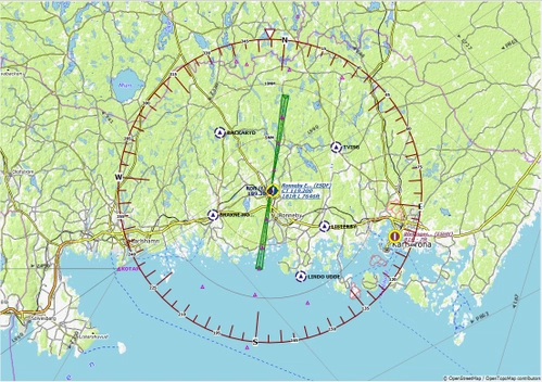 VFR Reporting Points Sweden