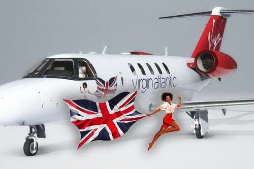 Virgin Atlantic CJ4 Zadie