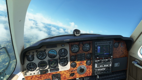Walnut Burl Panel for Carenado V35B Bonanza