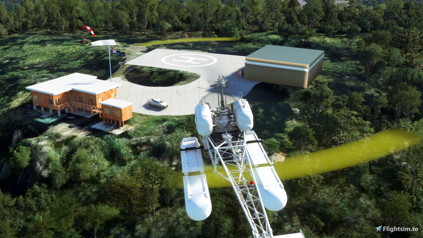 Waratah National Park- Skippy HQ helipad and scenery для Microsoft ...