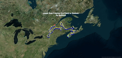 Watery Trip Eastern Canada and USA