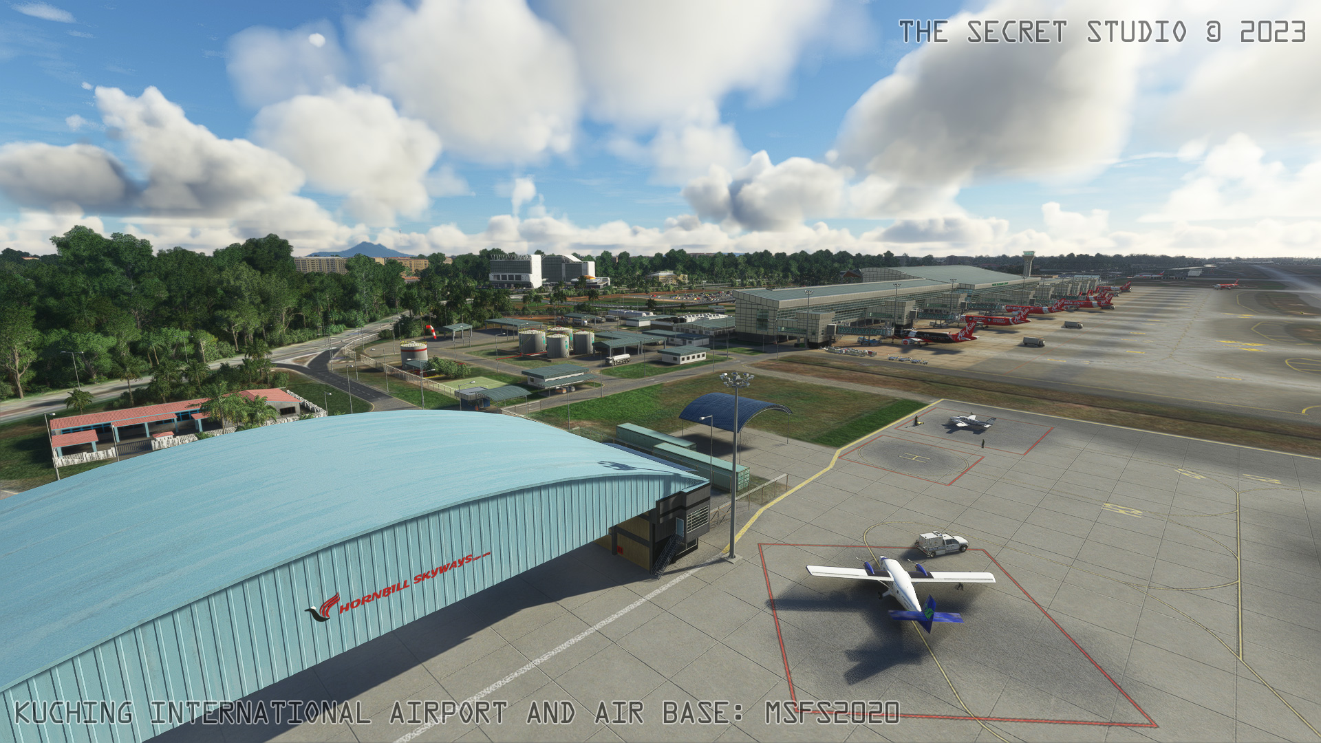 The Secret Studio - WBGG - Kuching Intl. Airport and Air Base for ...