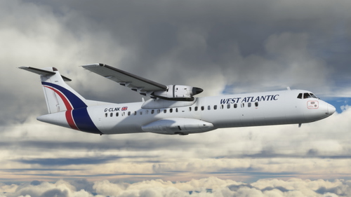 West Atlantic UK ATR 72-600 G-CLNK (Community Version)