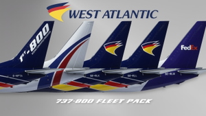 West Atlantic Fleet Pack | PMDG B737-800BCF thumbnail 1