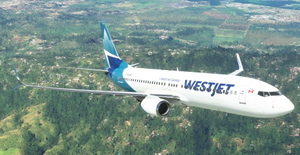 WestJet "2018 livery" "C-FUMF" PMDG B737-800 Scimitar winglets thumbnail 10