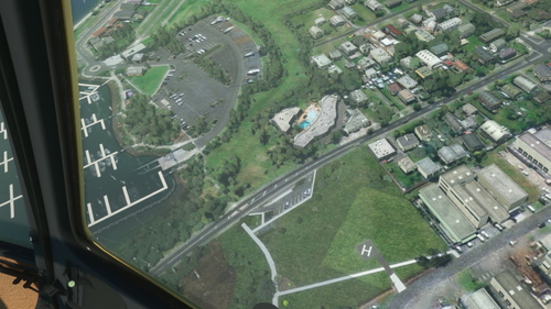 Whangamata Helipad NZWG and scenery improvement