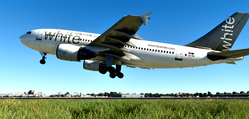 White Airways A310 Livery (CS-TKI) (w/ white engines) for 