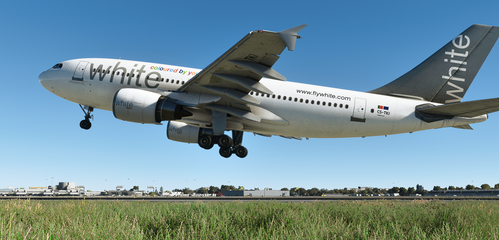 White Airways A310 Livery (CS-TKI) (w/ white engines)