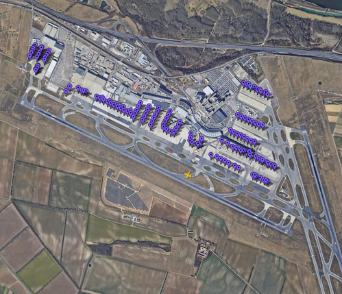 Wien-Schwechat Airport (LOWW) Pilot2ATC Gates and Taxiways