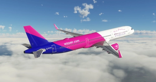 Wizz Air UK "2017 livery" "G-WUKN" LatinVFR A321 Neo pratt and whitney