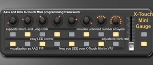X-Touch Mini Gauge for use with AAO (Axis and Ohs) thumbnail 1