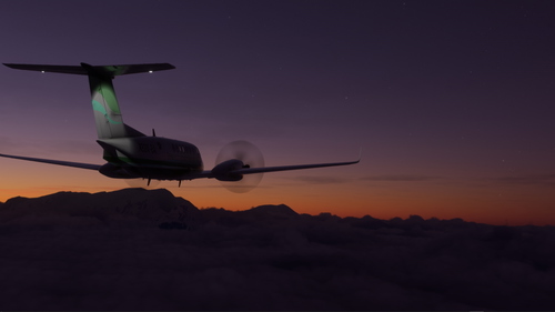 Yakutat Mail Run - FSX Mission V2 (Black Square King Air and Asobo Default King Air)