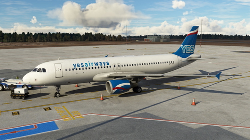 Yes Airways SP-IAA 8K livery for Fenix Airbus A320