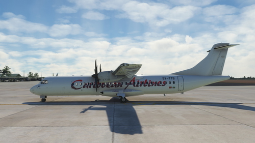  Caribbean Airlines Asobo ATR 72-600 - 9Y-TTB (Old White Tail)