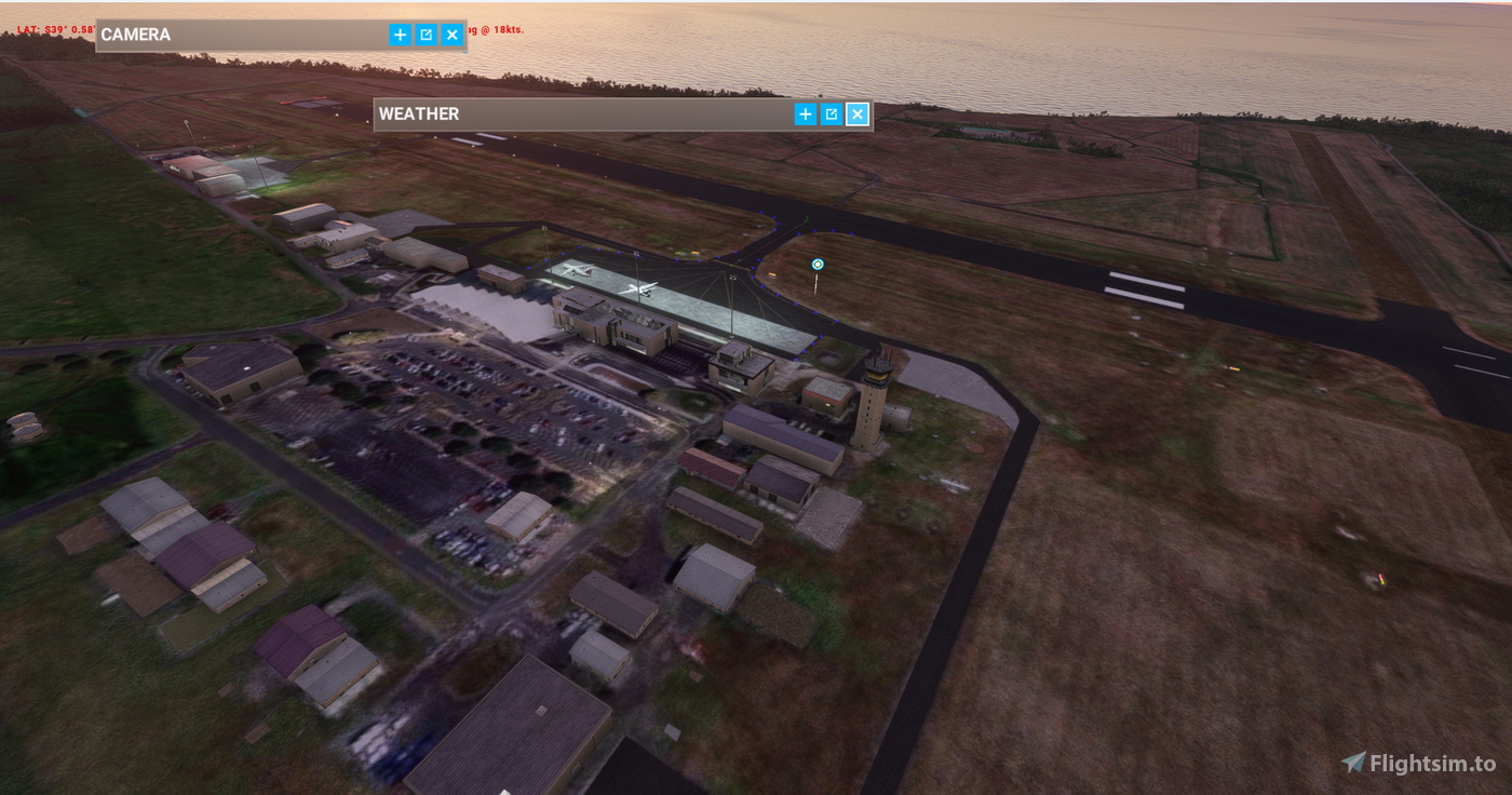 NZNP New Plymouth airport for Microsoft Flight Simulator MSFS