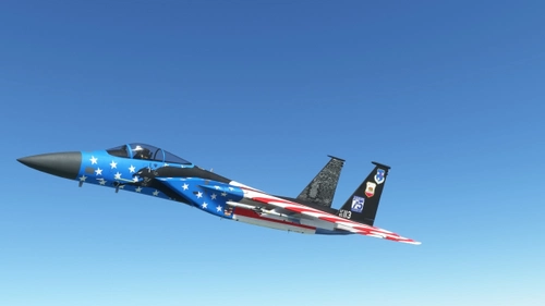144th FW American Flag Eagle
