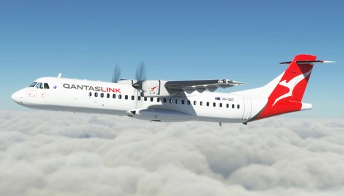 QantasLink VH-QAT (Fictional) | Expert Series (Asobo) ATR 72-600 [4K]