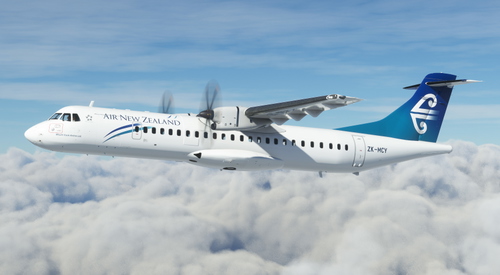 Air New Zealand ZK-MCY - Pacific Wave (Mount Cook Airlines) | Expert Series ATR 72-600