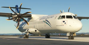 Air New Zealand Link (Mount Cook Airlines) Pacific Wave Livery - ZK-MCU | Expert Series ATR 72-600 thumbnail 1
