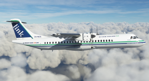Air New Zealand Link (Mount Cook Airlines) Original 1990s Livery - ZK-MCS | Expert Series ATR 72-600