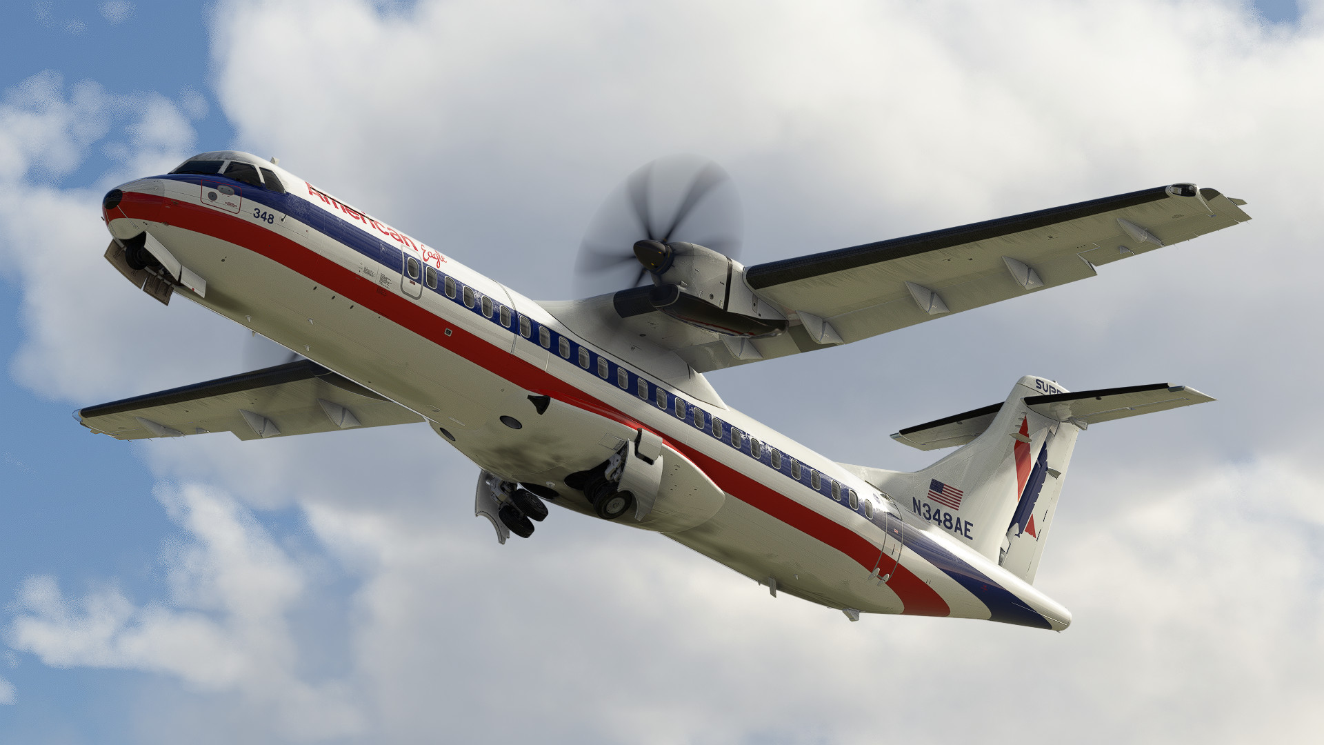 American Eagle (Executive Airlines) Pack w/Cabin and Cockpit | ATR 72-212 (8K) - Image 1