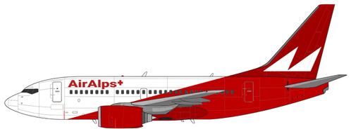 AirAlps 737-600 "Pondskipper" HB-JPS