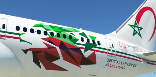 Royal Air Maroc CN-RGC "Atlas Lions" | Kuro B787-8 V2