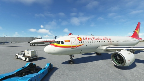 Asobo Airbus A320neo Tianjin Airlines