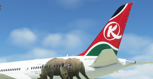 5Y-KZD | "Come Live the Magic" | Kenya Airways | Kuro B787 v2